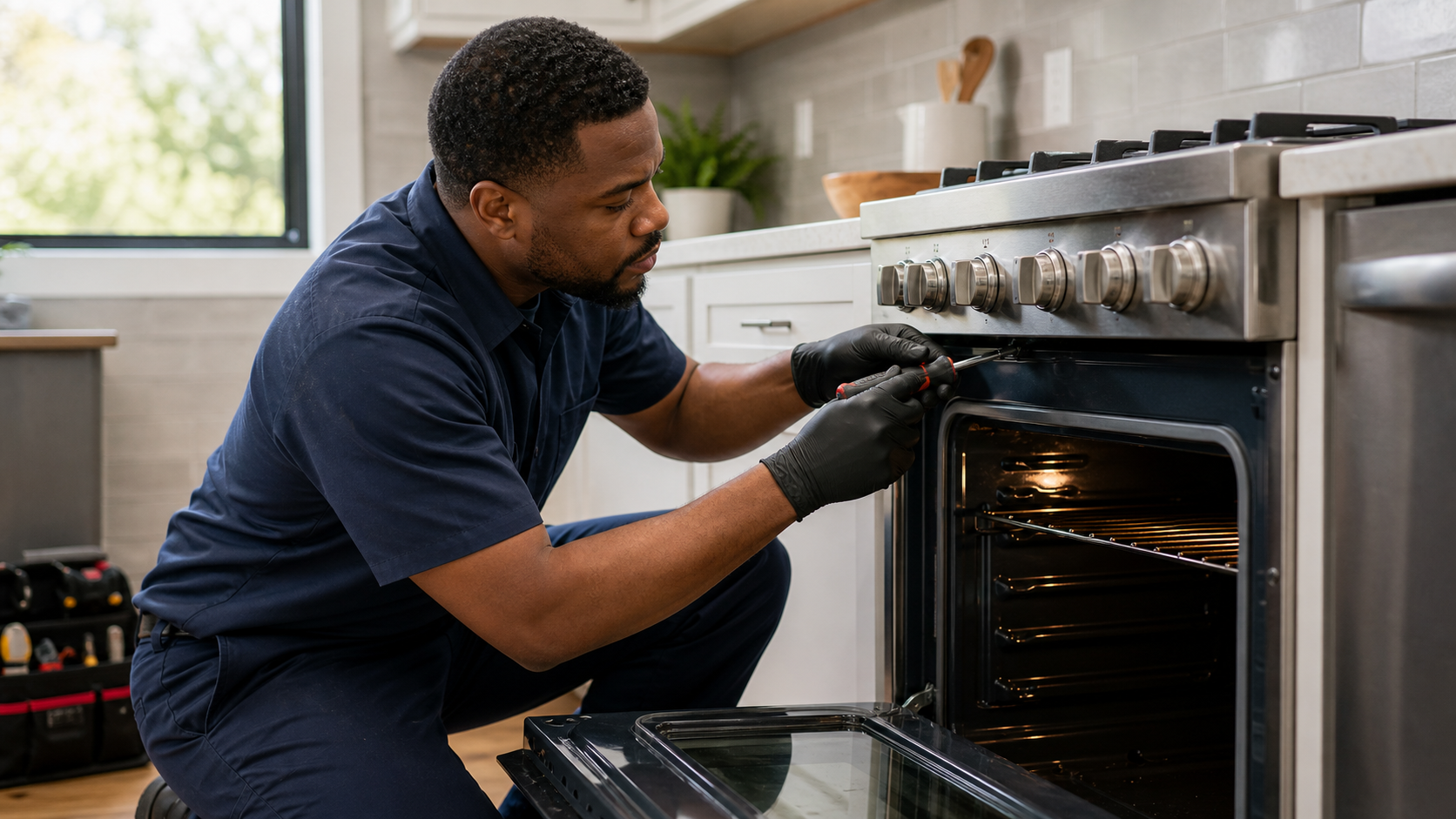 FeFe technician ready for same-day appliance repair